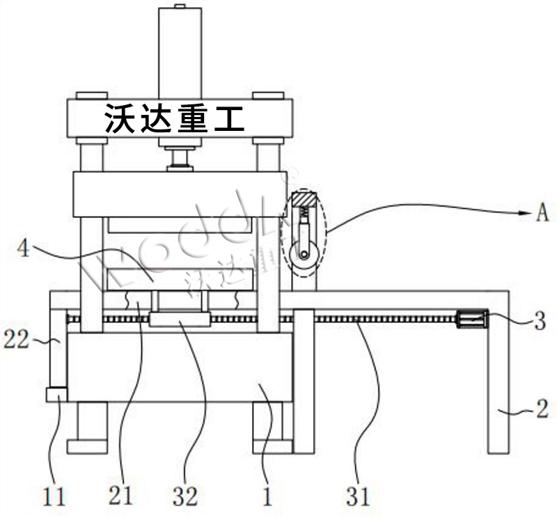 帶移動工作臺的汽車內(nèi)飾成型液壓機(jī)