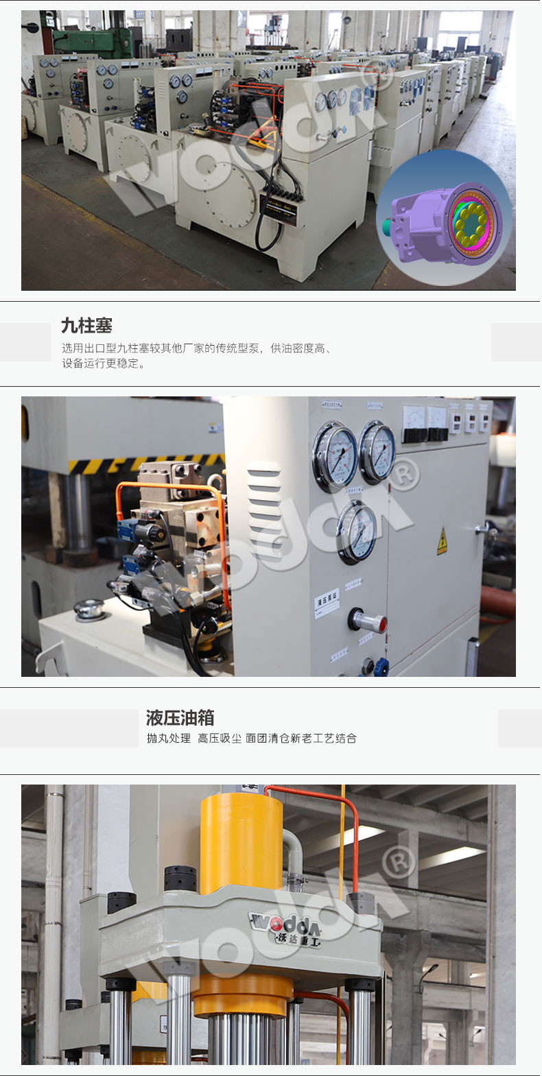 1800噸三梁四柱液壓機